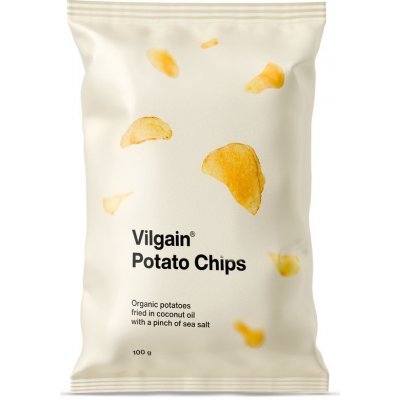 Vilgain Bramborové chipsy BIO mořská sůl 100 g – Zboží Mobilmania