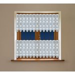 Dekorační vitrážová žakárová záclona PITTER 60 bílá 300x60 cm (cena za vrchní díl) MyBestHome – Hledejceny.cz