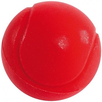 Molitanový softový míček 70 mm s prolisem Červená