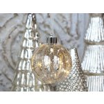 Chic Antique Vánoční ozdoba koule stříbrná LED – Hledejceny.cz