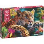Cherry Pazzi Ležící Leopard 500 dílků – Zboží Dáma