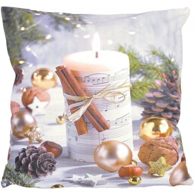 Forbyt Vánoční Svíčka noty CYHA6657 40 x 40 cm – Zboží Dáma