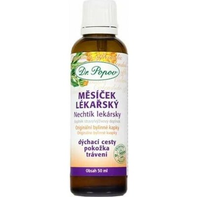Dr. Popov Měsíček lékařský originální bylinné kapky 50 ml – Hledejceny.cz