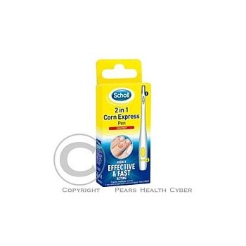 Scholl CORN EXPRESS PEN 2 in1 pero na kuří oka 2v1, 1 ml