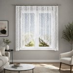 Dekorační oblouková krátká záclona na žabky BOGUMILA 160 bílá 300x160 cm MyBestHome – Hledejceny.cz