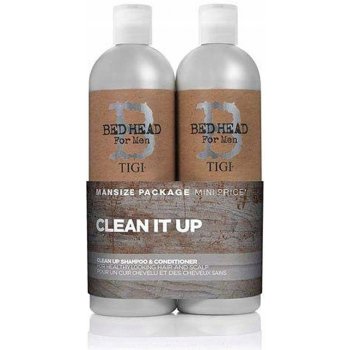 Tigi Bed Head Man Clean Up 750 ml šampon + 750 ml kondicionér dárková sada