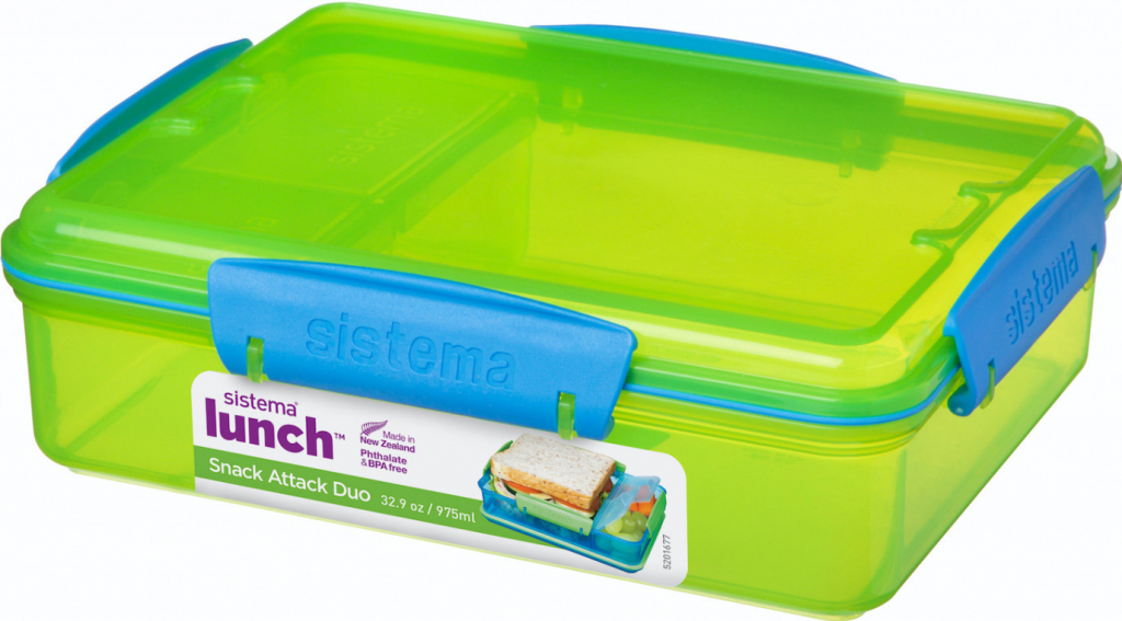 Sistema - Sistema, To Go - Container, Snack Attack Duo, 32.9 Ounce