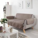 Douceur d'intérieur přehoz na sedačku WELL hnědý 279 x 179 cm – Zboží Mobilmania