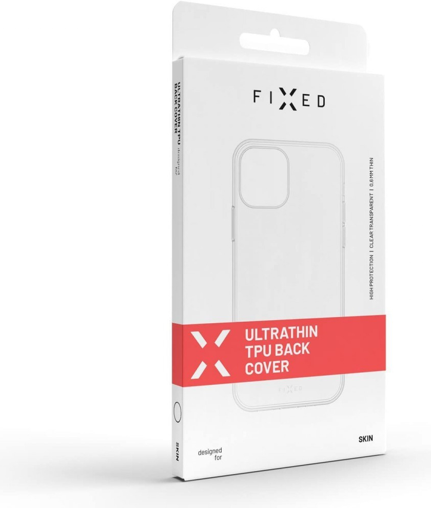 FIXED Ultratenké TPU gelové pouzdro Skin pro Apple iPhone 13, 0,6 mm, čiré FIXTCS-723
