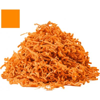 Oranžová papírová výplň do krabic Fancypack Hmotnost: 5kg, Typ výplně: Stlačená verze – Hledejceny.cz