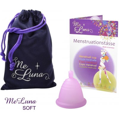 MeLuna růžový s kuličkou Shorty menstruační kalíšek M