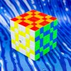 Hra a hlavolam YuShi V2 M 6x6x6 YJ Rubikova kostka na speedcubing Stickerless