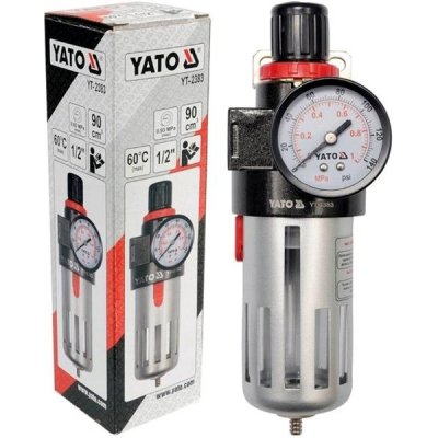 YATO YT-2383 Regulátor s filtrem/odlučovačem 1/2" – Zboží Mobilmania