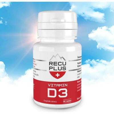 RECUPLUS Vitamín D3 90 tablet – Hledejceny.cz