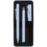 Faber-Castell Sada Grip 2010 Sky Blue čepelové a kuličkové pero – Zboží Živě