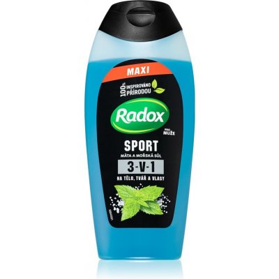 Radox Sport Mint & Sea Salt Men energizující sprchový gel 400 ml