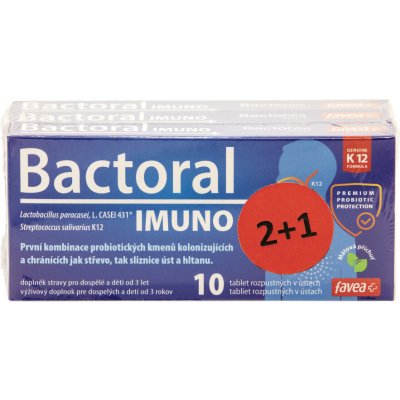 Favea Bactoral Imuno 2 + 1 10 tablet – Hledejceny.cz