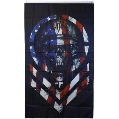 Metal Mulisha VLAJKA PATRIOT GARAGE - modrá – Hledejceny.cz