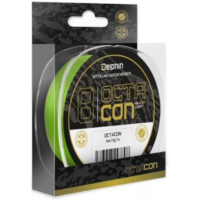 Delphin Splétaná Šnůra OctaCON Fluo Zelená 135 m - 0,08 mm 5 kg – Zboží Dáma