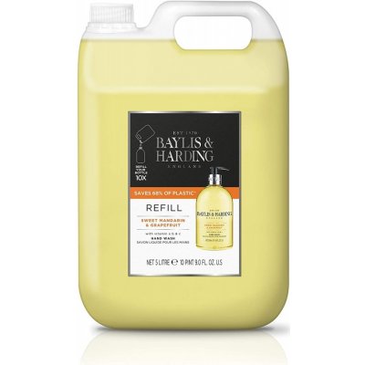 Baylis & Harding náplň do tekutého mýdla Mandarinka & Grepfruit 5 l – Zboží Dáma