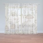 Sablio Záclony Dětská doprava: 2ks 150x250cm – Hledejceny.cz