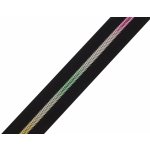 Duhový zip spirálový No 6 metráž, malé, 322 černá – Hledejceny.cz