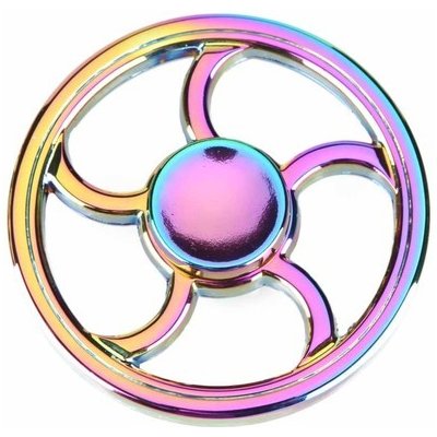 Fidget Spinner Kovový Fire Wheel Rainbow – Zboží Dáma