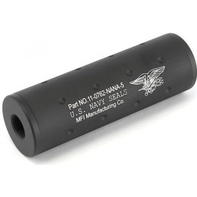 FMA Kovový tlumič Navy Seal 107 x 35mm černý – Sleviste.cz