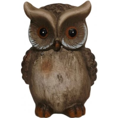 Prodex 24000 Sova hnědá 19 x 13 figurky a sochy keramika – Zboží Dáma