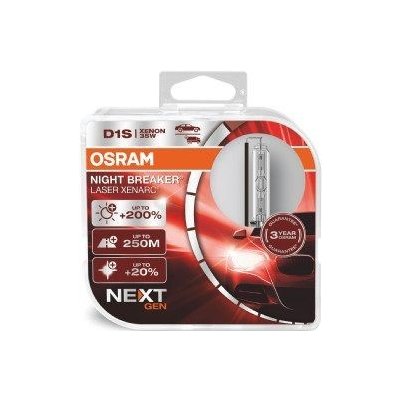 Osram xenonová výbojka D1S XENARC NIGHT BREAKER LASER +200% BOX – Zboží Mobilmania