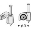 Instalační materiál pro centrální vysavač TIPA Příchytka kabelová KO 6 6mm bílá