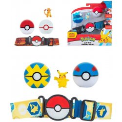 Spin Master ORBICO Clip and Go Poké Ball Belt set pás se 2 míčky a postavičkou Pokémon