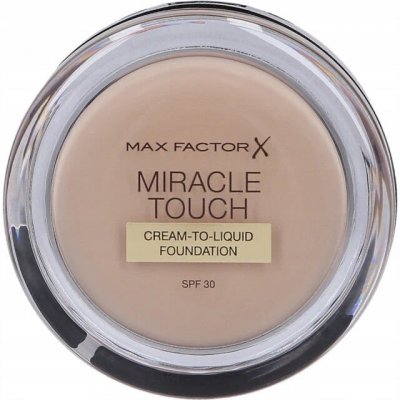 Max Factor Miracle Touch Skin Perfecting vysoce krycí make-up SPF30 045 warm Almond 11,5 g – Zboží Dáma