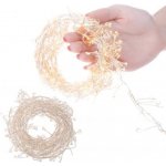 SPRINGOS LED Nano Krápníky 3,3m 100LED 3xAA teplá bílá – Hledejceny.cz