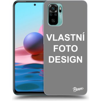 Pouzdro Picasee silikonové Xiaomi Redmi Note 10 - Vlastní design/motiv čiré