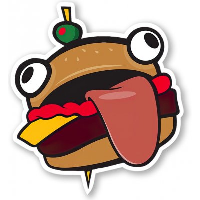 Fortnite Samolepka Durrr Burger – Zboží Mobilmania