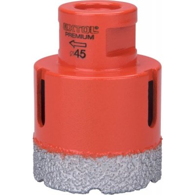 EXTOL PREMIUM 8801871 diamantová vykružovací korunka pr.45mm M14 – Zboží Dáma
