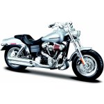Harley Davidson Maisto 2009 FXDFSE Cvo Fat Bob stříbrná 1:18 – Sleviste.cz