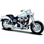 Harley Davidson Maisto 2009 FXDFSE Cvo Fat Bob stříbrná 1:18 – Zbozi.Blesk.cz