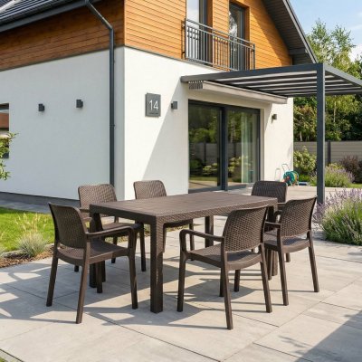 KETER MELODY/ SAMANNA 6+1 - hnědý – Hledejceny.cz