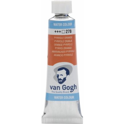 Van Gogh Akvarelová barva v tubě10 ml 278 Pyrrole Orange – Hledejceny.cz
