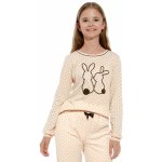 Cornette dětské pyžamo Kids Girl 961/151 Rabbits broskvové – Hledejceny.cz