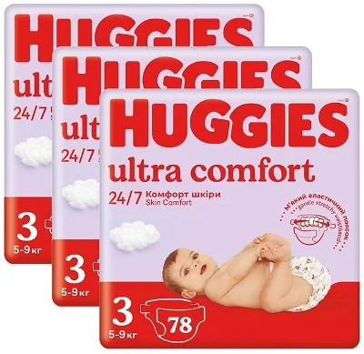 HUGGIES Ultra Comfort Mega 3 234 ks