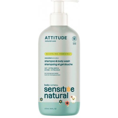 Attitude Dětské tělové mýdlo a šampon 2 v 1 s ovsem 473 ml – Zboží Dáma