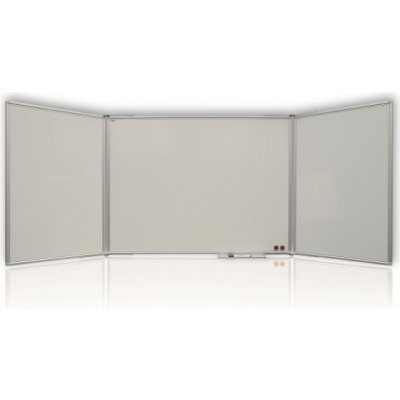 Filux Triptych magnetická tabule bílá 120 x 90/240 cm – Zboží Mobilmania
