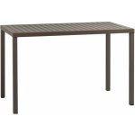 Nardi Cube 120 x 70 cm Tmavě hnědý plastový zahradní stůl – Hledejceny.cz