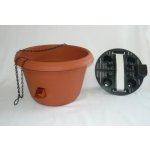 Plastkon Květináč samozavlažovací Marina 30 cm terakotový – Sleviste.cz