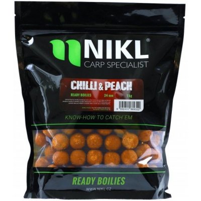 Karel Nikl boilies Chilli & Peach 250g 20mm – Zboží Mobilmania