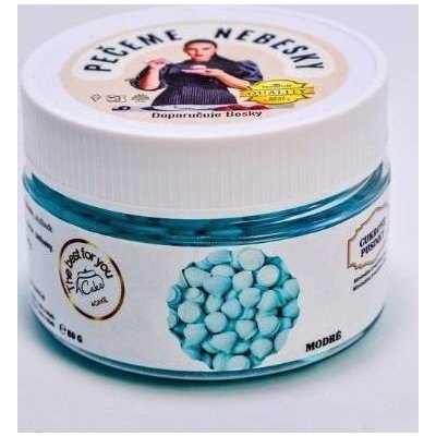 Cukrové pusinky modré (80 g) - dortis – Zboží Dáma
