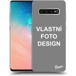 Pouzdro Picasee silikonový Samsung Galaxy S10 Plus G975 - Vlastní design/motiv černé – Zboží Mobilmania